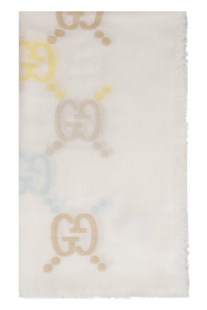 GG motif jacquard shawl-1