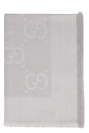 Sciarpa con motivo GG jacquard-1