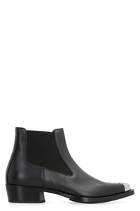 Chelsea boots Punk in pelle