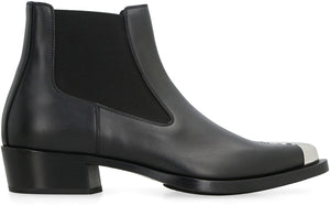 Punk Leather Chelsea boots-1