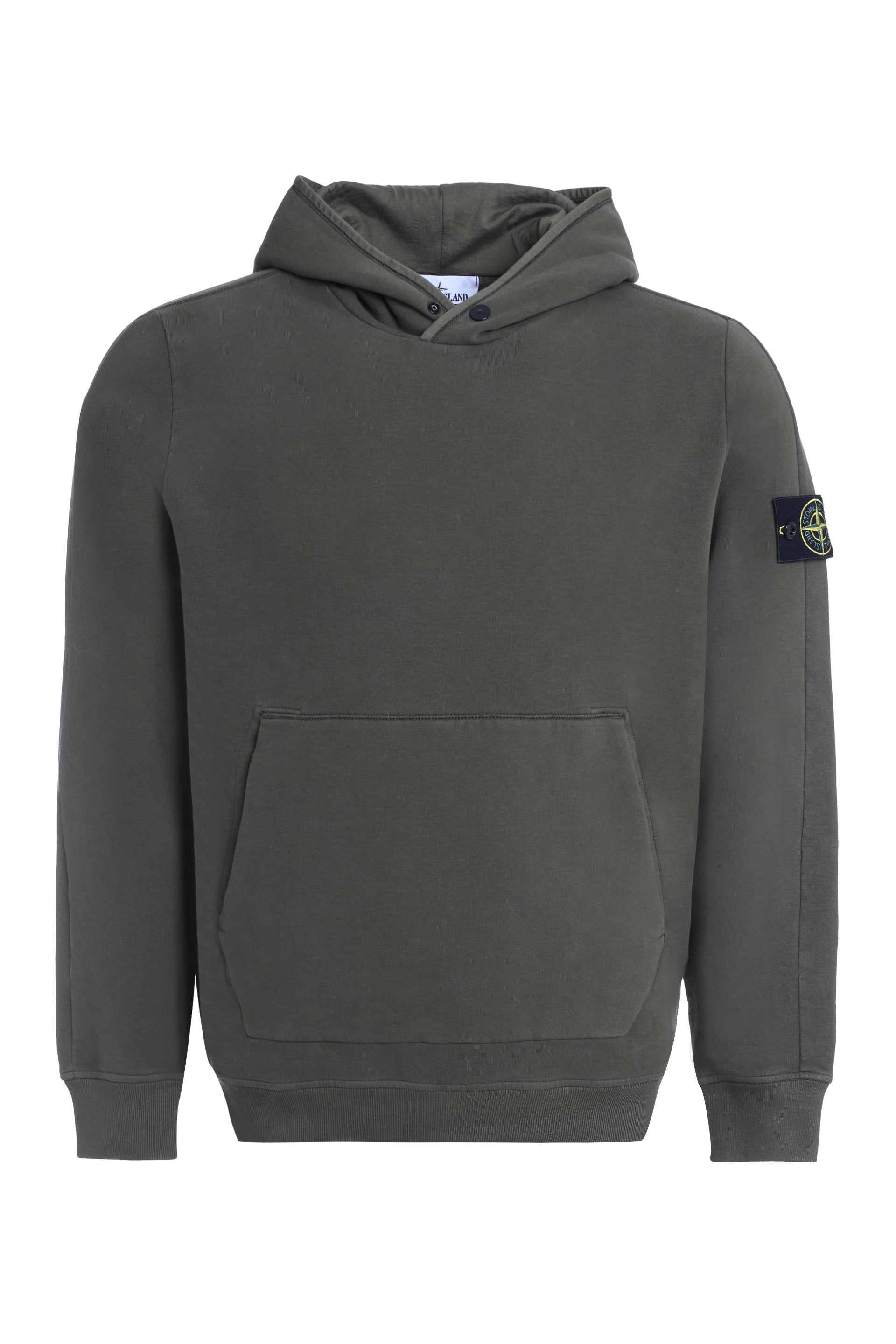 Felpa stone island sales con logo davanti