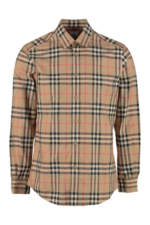 Checked cotton shirt-0