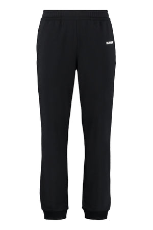 Track-pants in cotone con logo-0