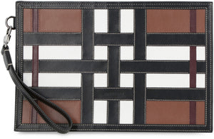 Leather flat pouch-1