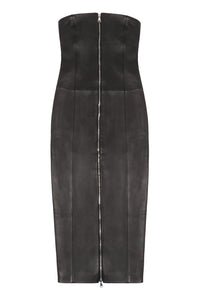 Vegan leather dress