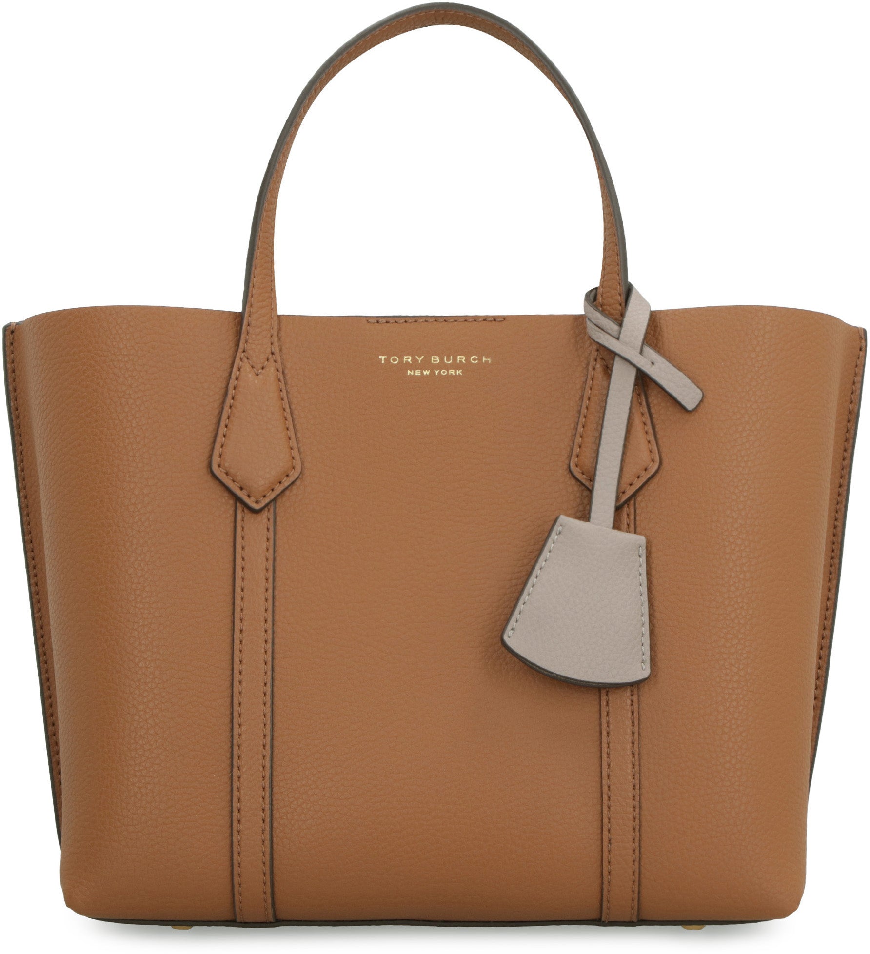 Tory Burch - Perry mini tote Saddle Brown - The Corner