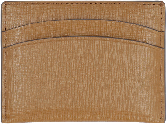 Tory Burch - Robinson leather card holder brown - The Corner