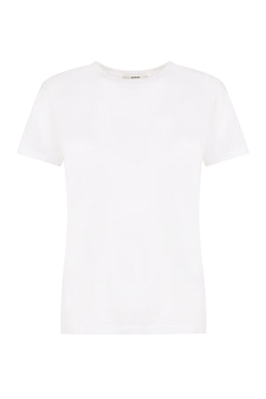 T-shirt in misto-cotone-0