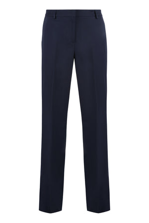 Stretch viscose trousers-0