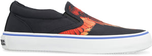 Sneakers slip-on in tela-1