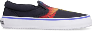 Canvas slip-on sneakers-1
