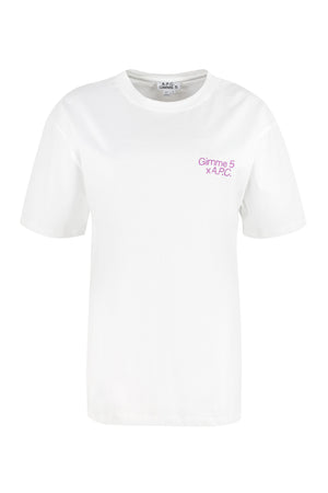 Vince cotton crew-neck T-shirt - A.P.C. X Gimme Five-0