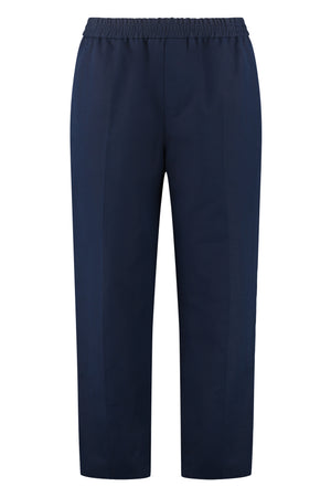 Cotton-linen trousers-0