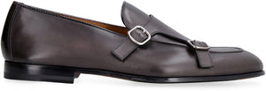 Leather monk-strap with buckles-1