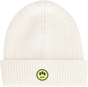 Cappello in maglia con logo-1