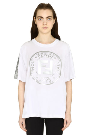 T-shirt oversize in cotone-0