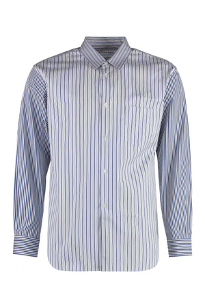 Striped cotton shirt-0