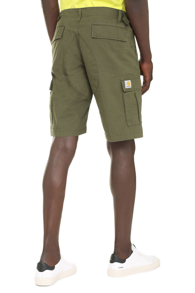 Havanemone assistent sammensnøret Carhartt - Aviation cotton cargo bermuda shorts green - The Corner