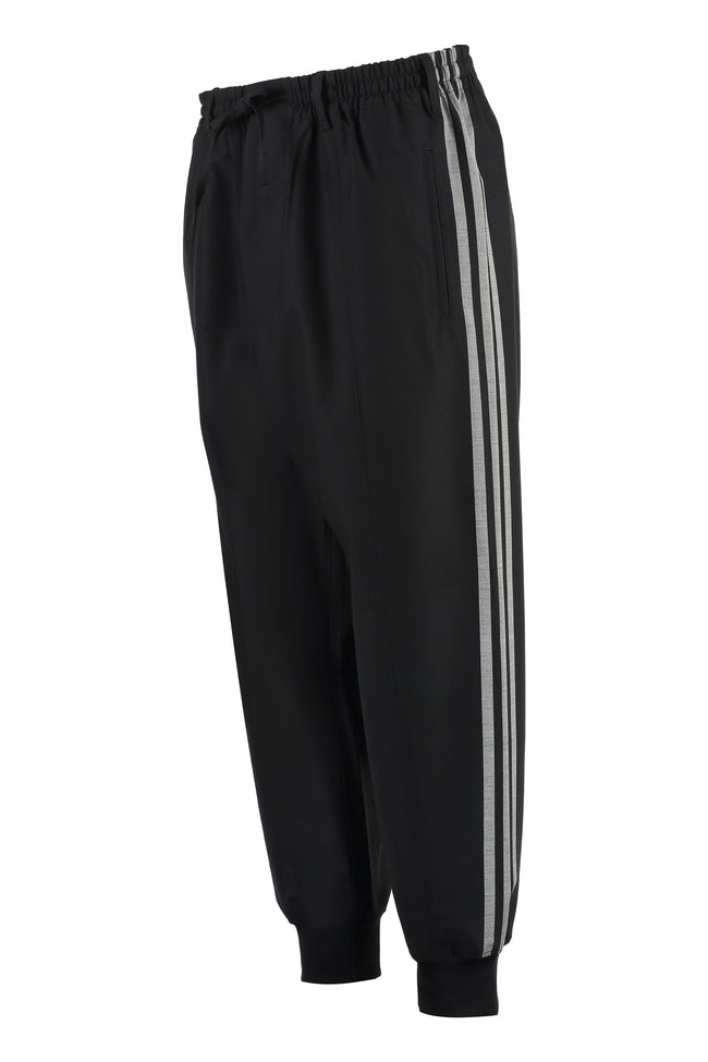 adidas Y-3 - Wool track pants black - The Corner