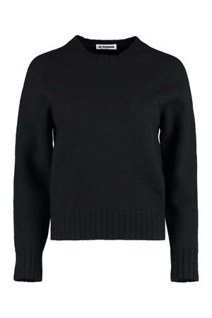 Crew-neck wool sweater-0