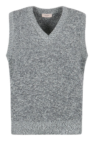 Knitted vest-0