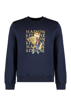 Printed cotton sweatshirt-0