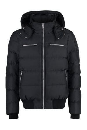 Cloud Hooded techno fabric down jacket-0