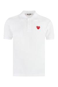 Cotton-piqué polo shirt