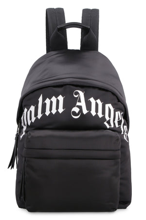 Technical fabric backpack with logo-1
