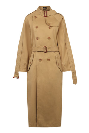 Trench coat in cotone-0