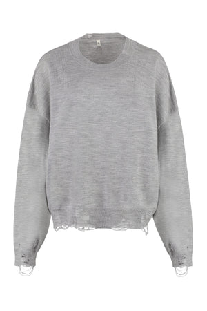Merino wool crew-neck sweater-0