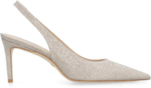 Stuart fabric slingback pumps-1