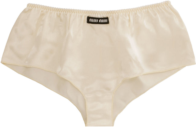 Miu Miu - Satin panties Sand - The Corner