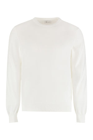 The (Knit) - Cotton crew-neck sweater-0