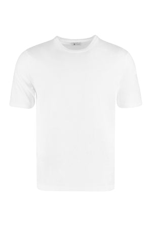 The (Knit) - T-shirt in maglia di cotone-0