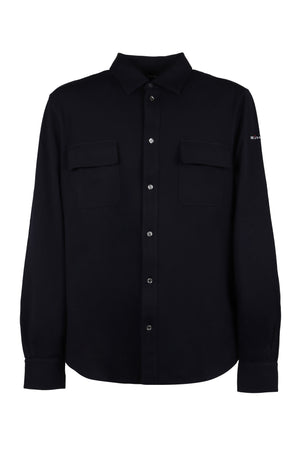 Overshirt in cotone-0