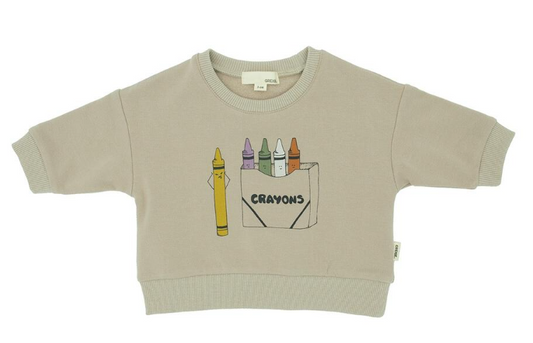 Crayon Fleece Sweatshirt
