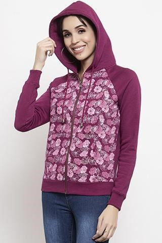 bold purple hoodie