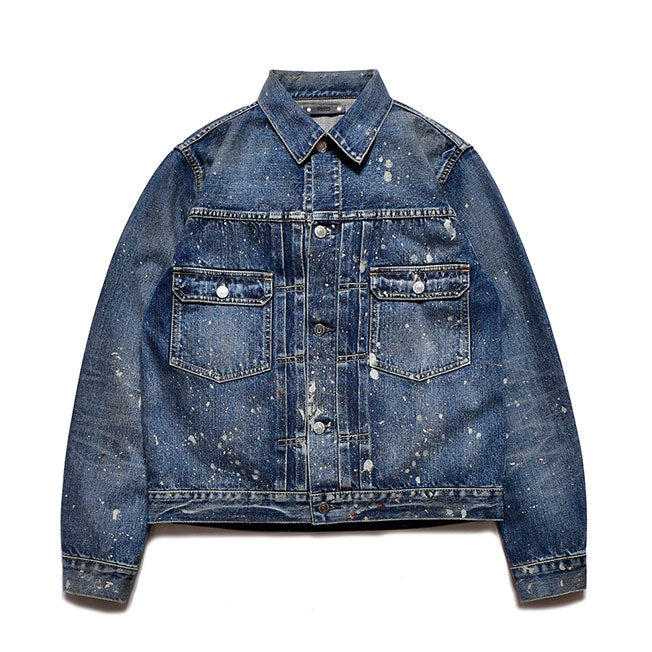 MSDT × MINEDENIM Paint Denim Trucker Jacket