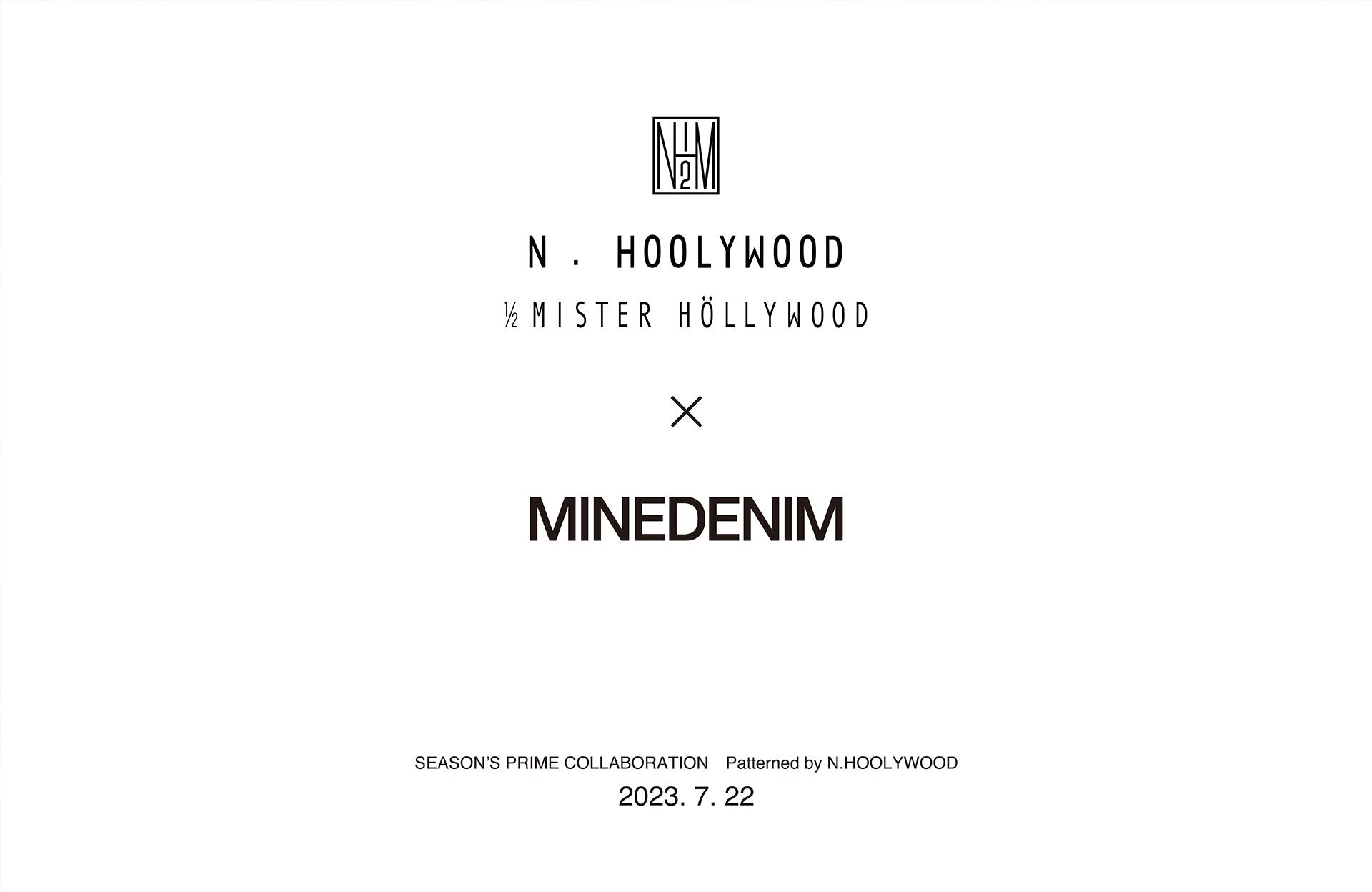 N.HOOLYWOOD × MINEDENIM