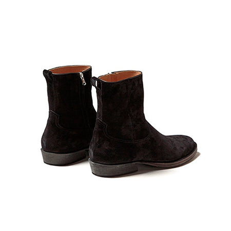 nonnative×MINEDENIM Side Zip Boots BLK