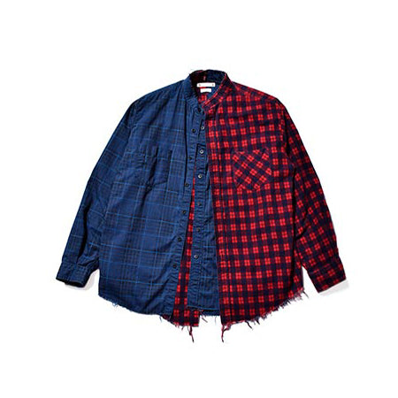 OP Check Denim Flannel SH