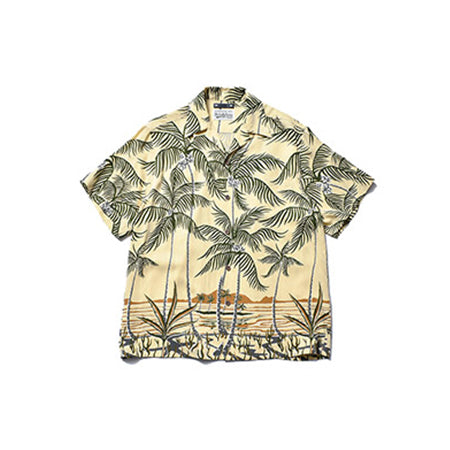 WACKOMARIA×MINEDENIM Palm tree Hawaiian SH