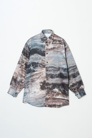 MIKAGE SHIN 22AW open sleeve shirt | gulatilaw.com