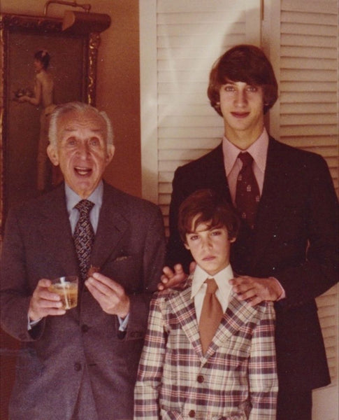 Harry with the already smartly dressed Ken and Jim in the early 80s.