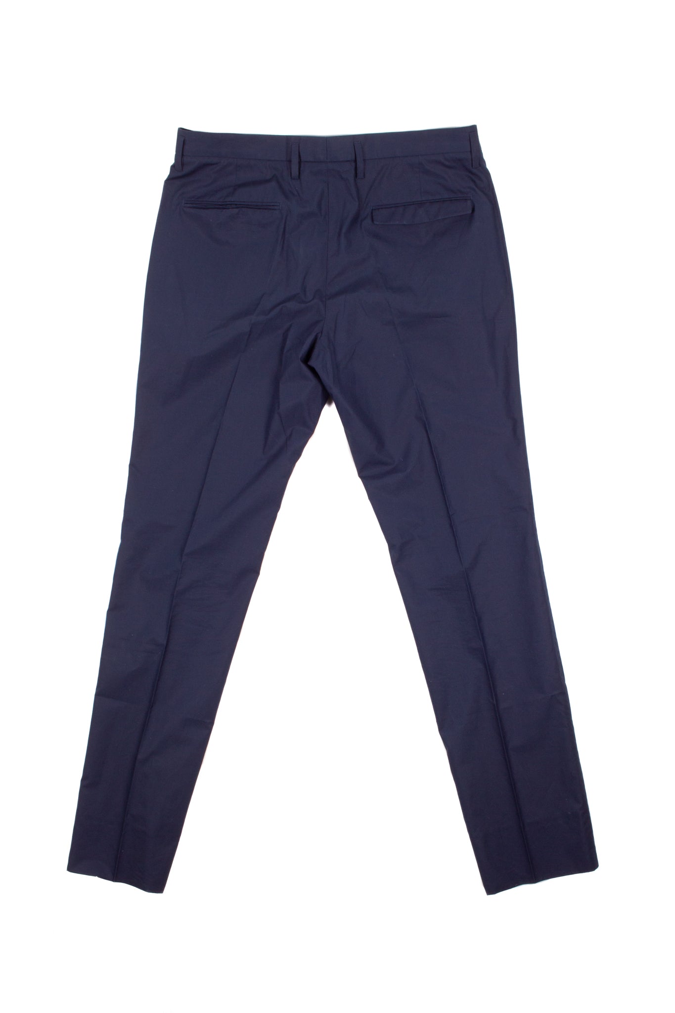 JIL SANDER DARK NAVY WOOL BLEND PANTS – (RE)main