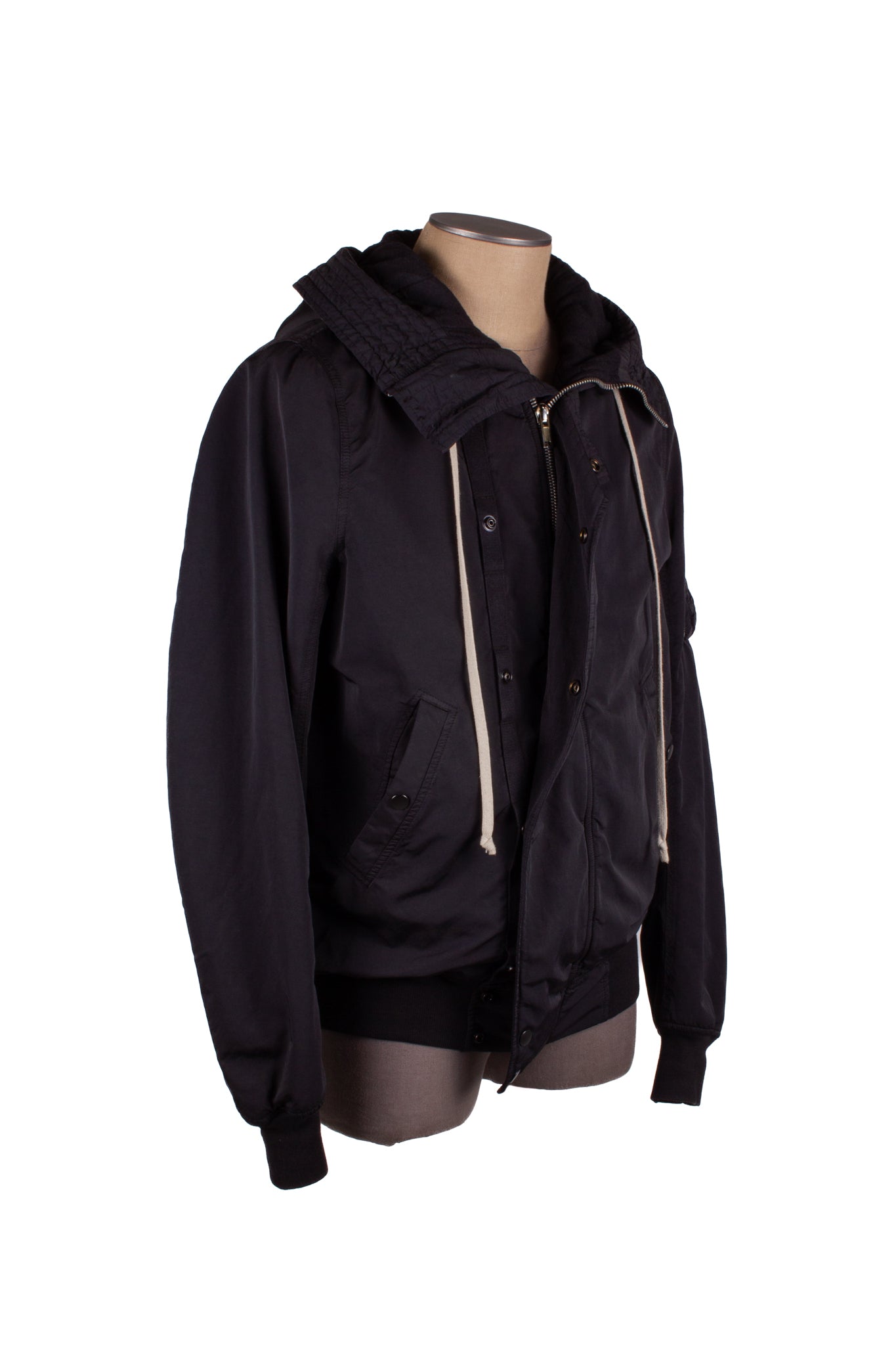 Rick Owens Drkshdw Hooded Bomber coat-