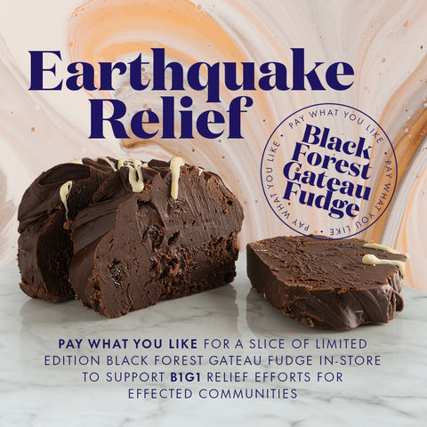 Fudge Kitchen Earthquake Relief Fundraiser