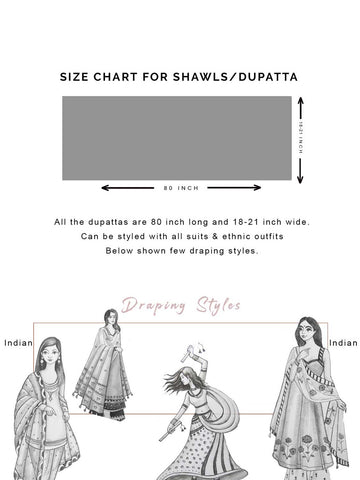 dupatta styles