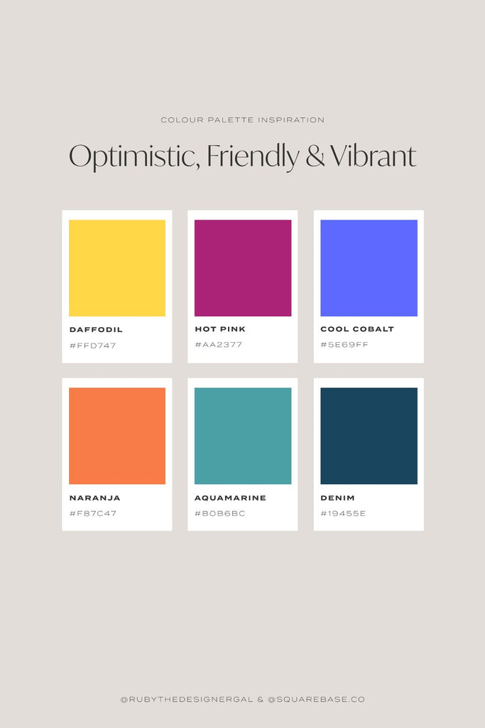 Bright Colour Palettes To Use on Your Squarespace Website | by Squarebase, Premium Squarespace Template Kirs